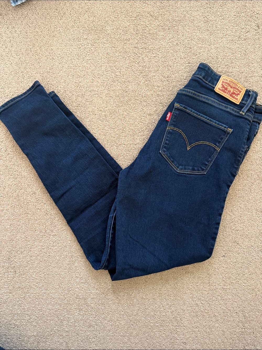 Levi's Indigo Blue Slim Straight Jeans